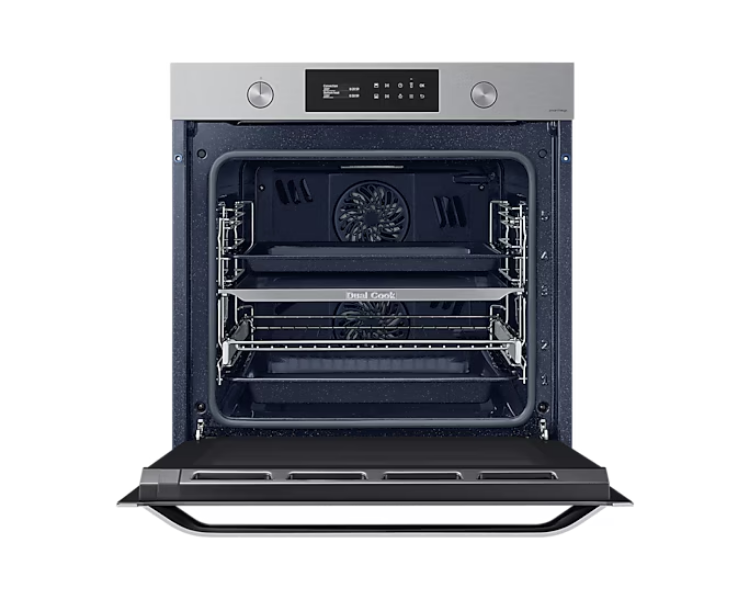 Samsung Backofen Dual Cook mit Pyrolyse 75l Edelstahl